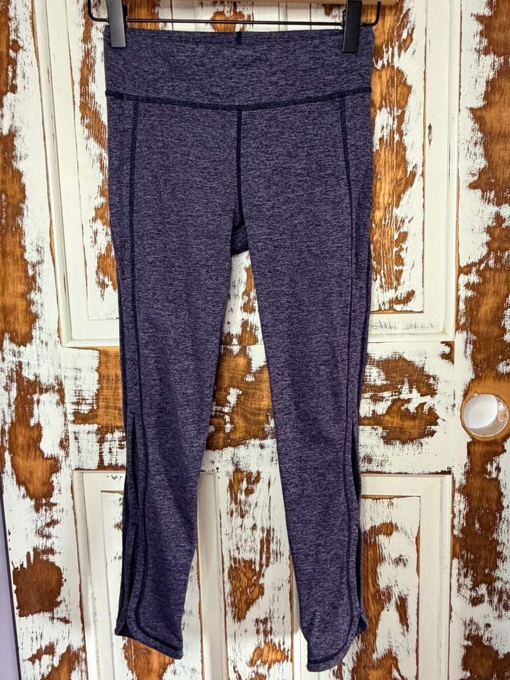 FP Movement Women’s High Rise Leggings Size XS Purple Space Dye Athleisure